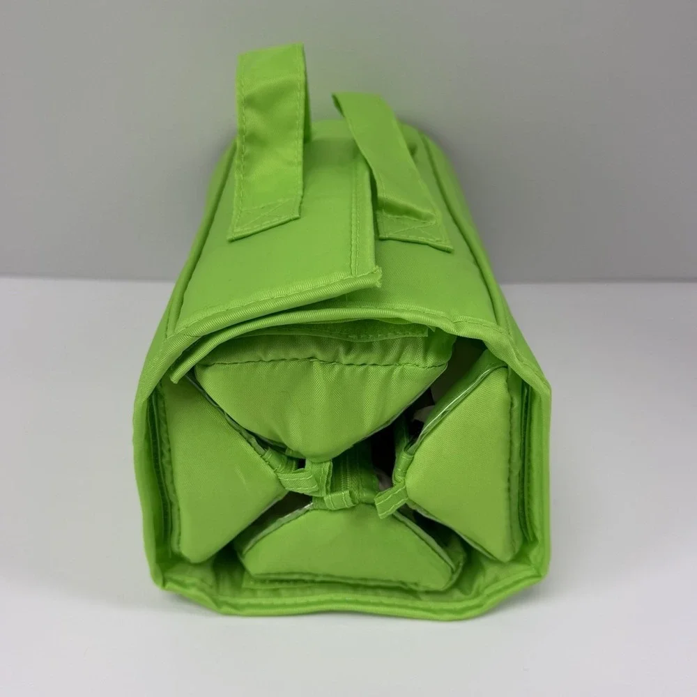 JM Joy Mangano Better Beauty Roll Up Travel Organizer Green NEW NWOT